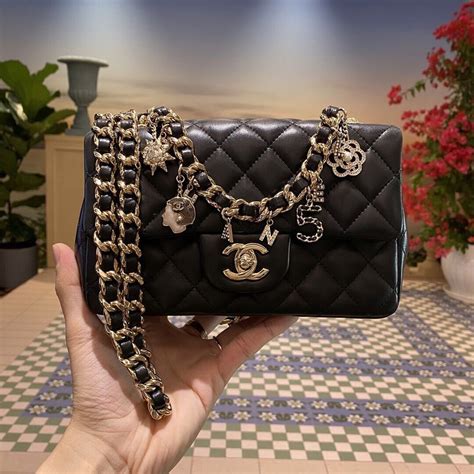 chanel handbags with charms.